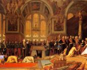 让莱昂杰罗姆 - The Reception Of The Siamese Ambassadors At Fontainebleau